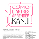 “Metaclase de kanji” 3, poster